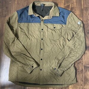 Kuhl Men's Tan and Blue Jacket